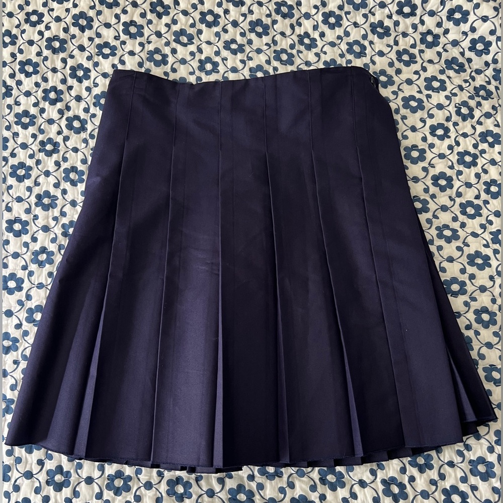COS Pleated Blue Mini Skirt WITH TAGS